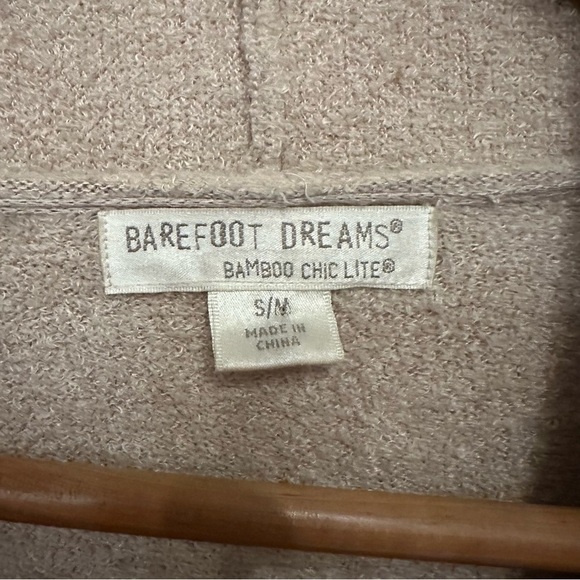 Barefoot Dreams CozyChic Lite Calypso Wrap Cardigan Bamboo Ombre Brown Tan S/M - Picture 5 of 9